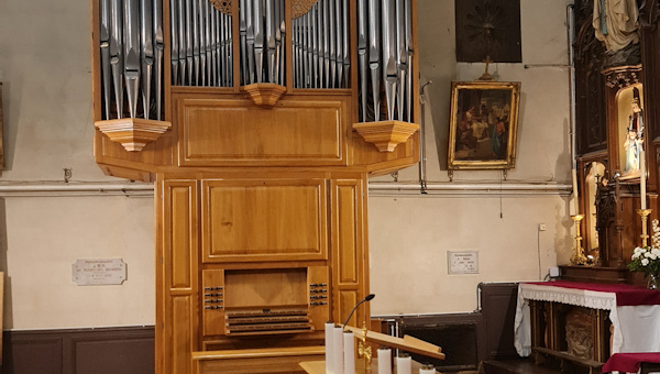 Hazen organ installed in Crèvecoeur-le-Grand