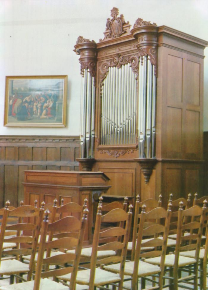 Sneek, P.K.N. Grote- of Martinikerk, koororgel (8/I/P, 1985)